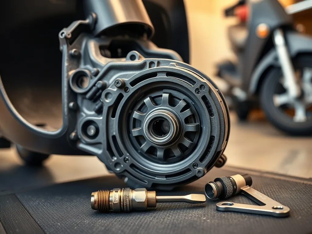 Jak ustawić zapłon w skuterze 4t?