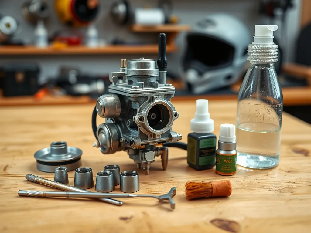 Jak wyczyścić gaźnik w skuterze 4t?